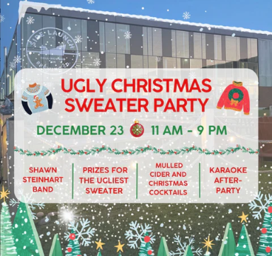 Things to do in Collingwood this December: Side Launch’s Own Ugly Christmas Sweater Party